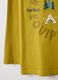 Yellow pure cotton children's T-shirt regular fit with print_3