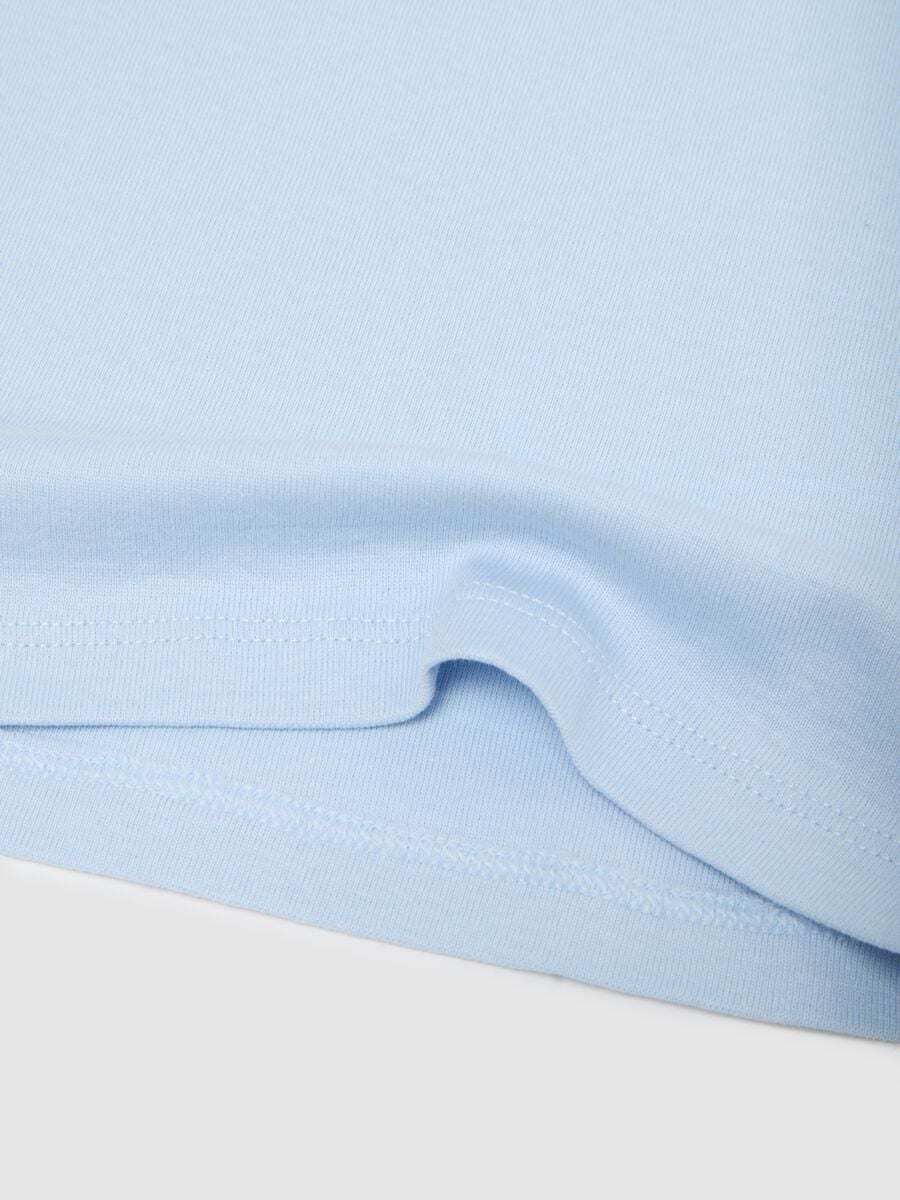 Tripack di t-shirt da neonato in puro cotone multicolor regular fit_2