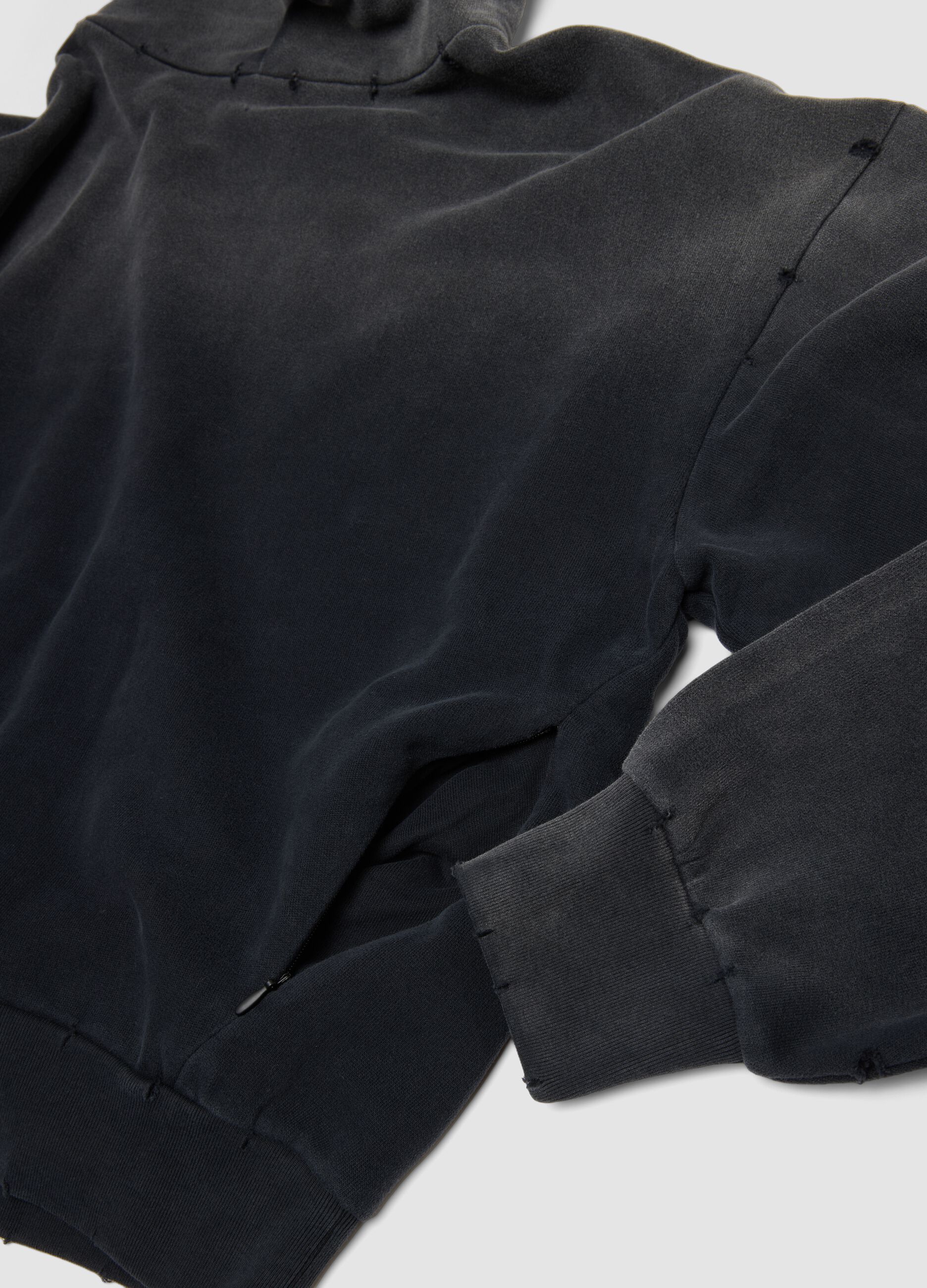 Sunfaded Black Hoodie