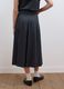 Long grey stretch-viscose skirt, regular fit_2