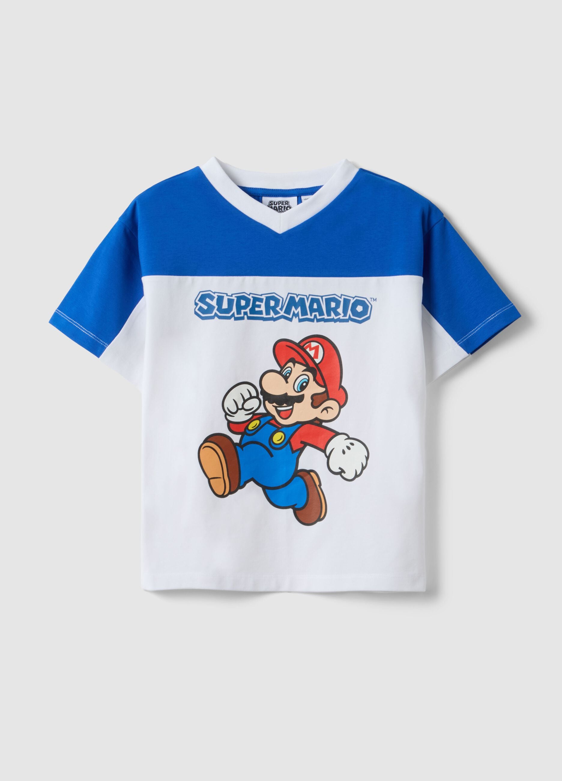 Children's regular fit multicolour stretch cotton T-shirt