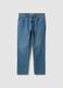 Light Blue Denim Jeans in Cotton-Viscose Blend, Regular Fit_4
