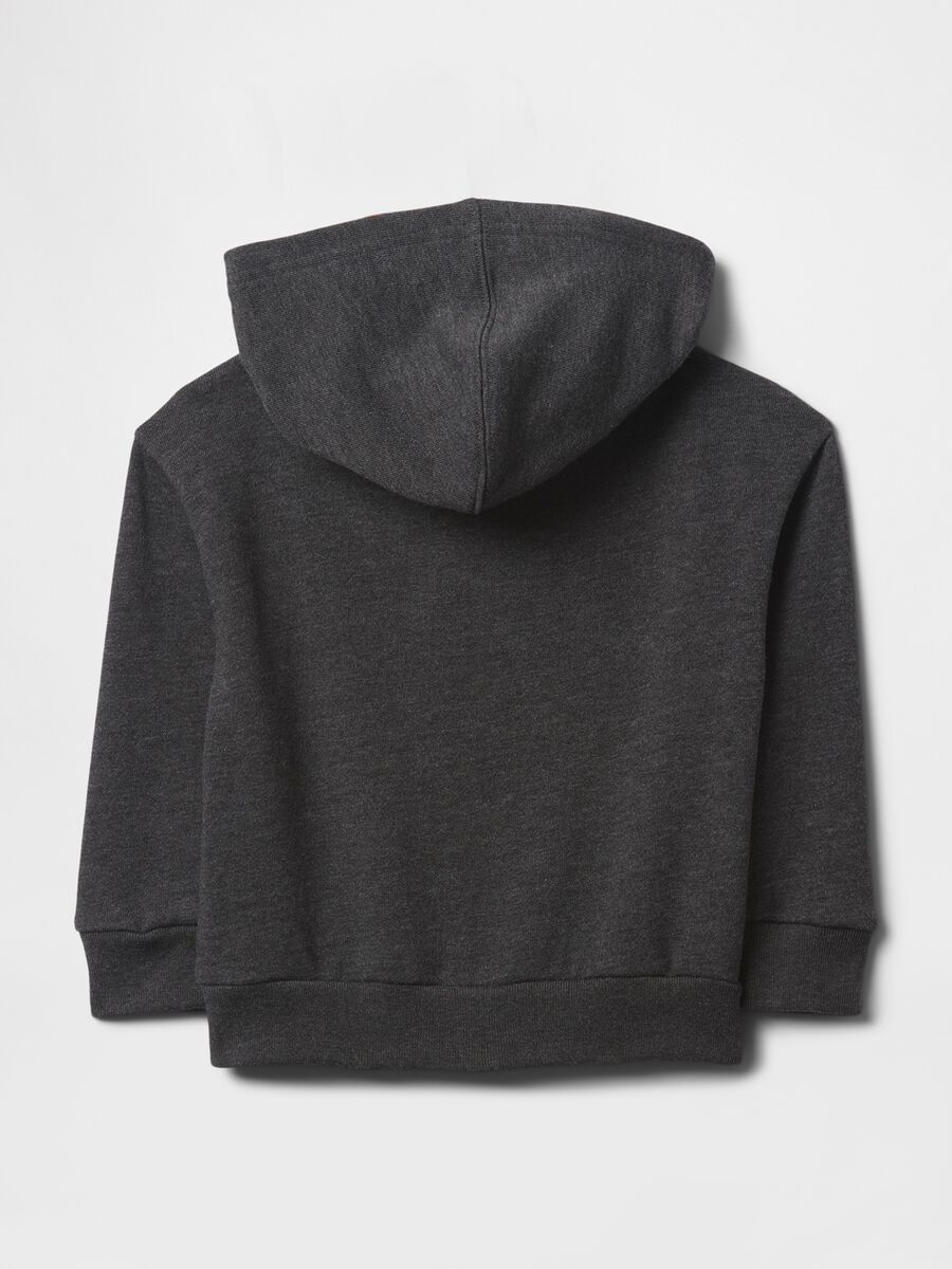 Cotton-blend hooded sweatshirt_1