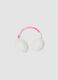 White earmuffs with pink details_0