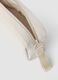 Beige zipped beauty pouch with wrist strap_1