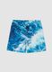 Blue boys&rsquo; swim shorts with wave and palm print_1