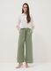 Green pure linen regular-fit trousers_0