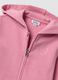 Pink hooded sweatshirt in pure organic cotton with star, regular fit, for baby girl_2