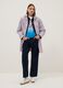 Purple waterproof hooded jacket, regular fit_0