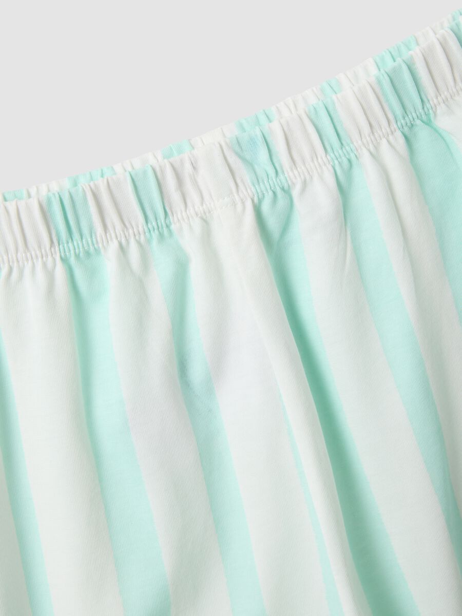 Light blue pure organic cotton kids' pyjamas, regular fit_2