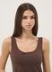 Brown regular fit vest with wide straps_1