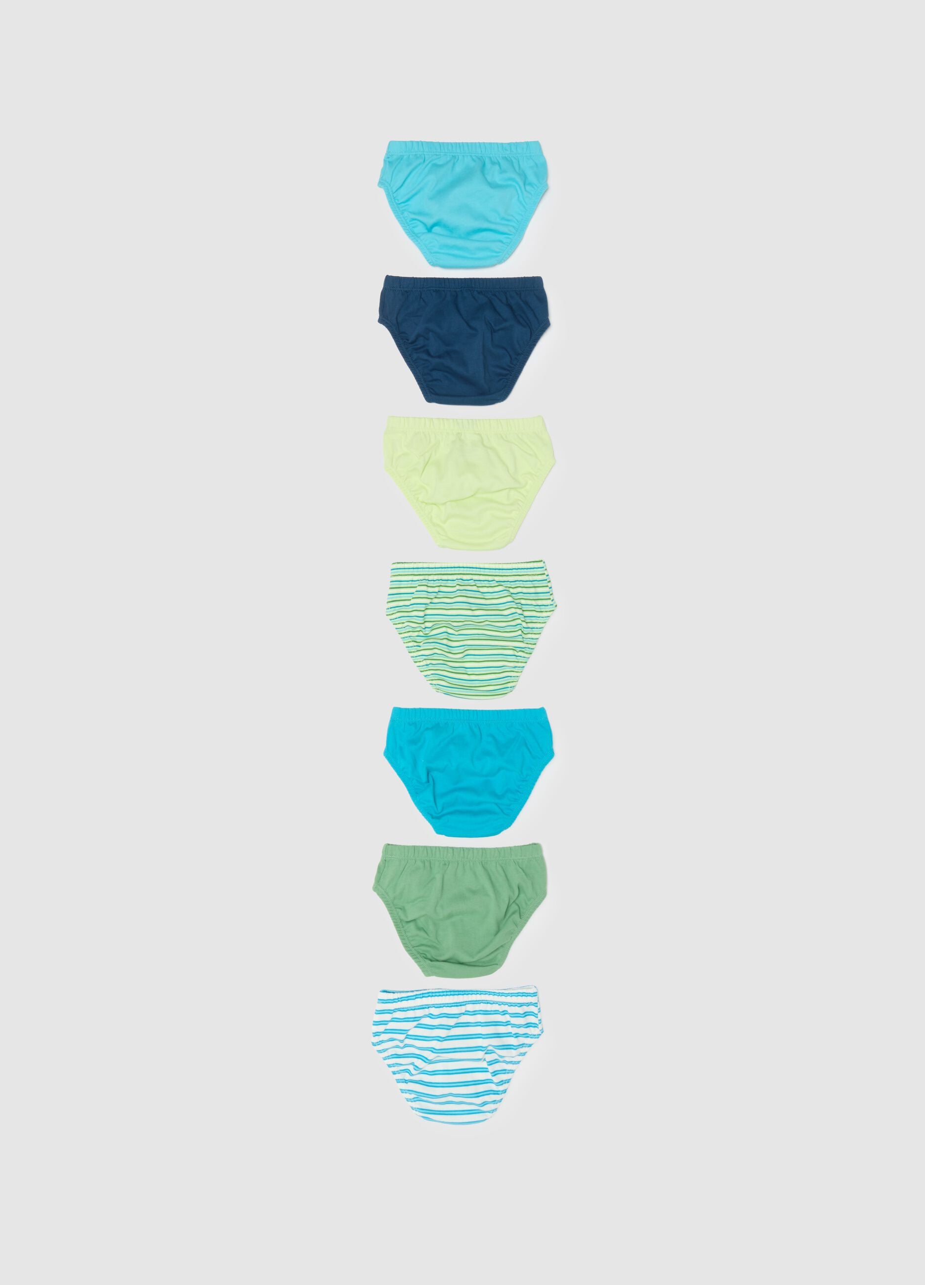 Multipack of pure cotton multicolour regular fit baby knickers