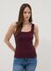 Purple fitted stretch cotton tank top_2