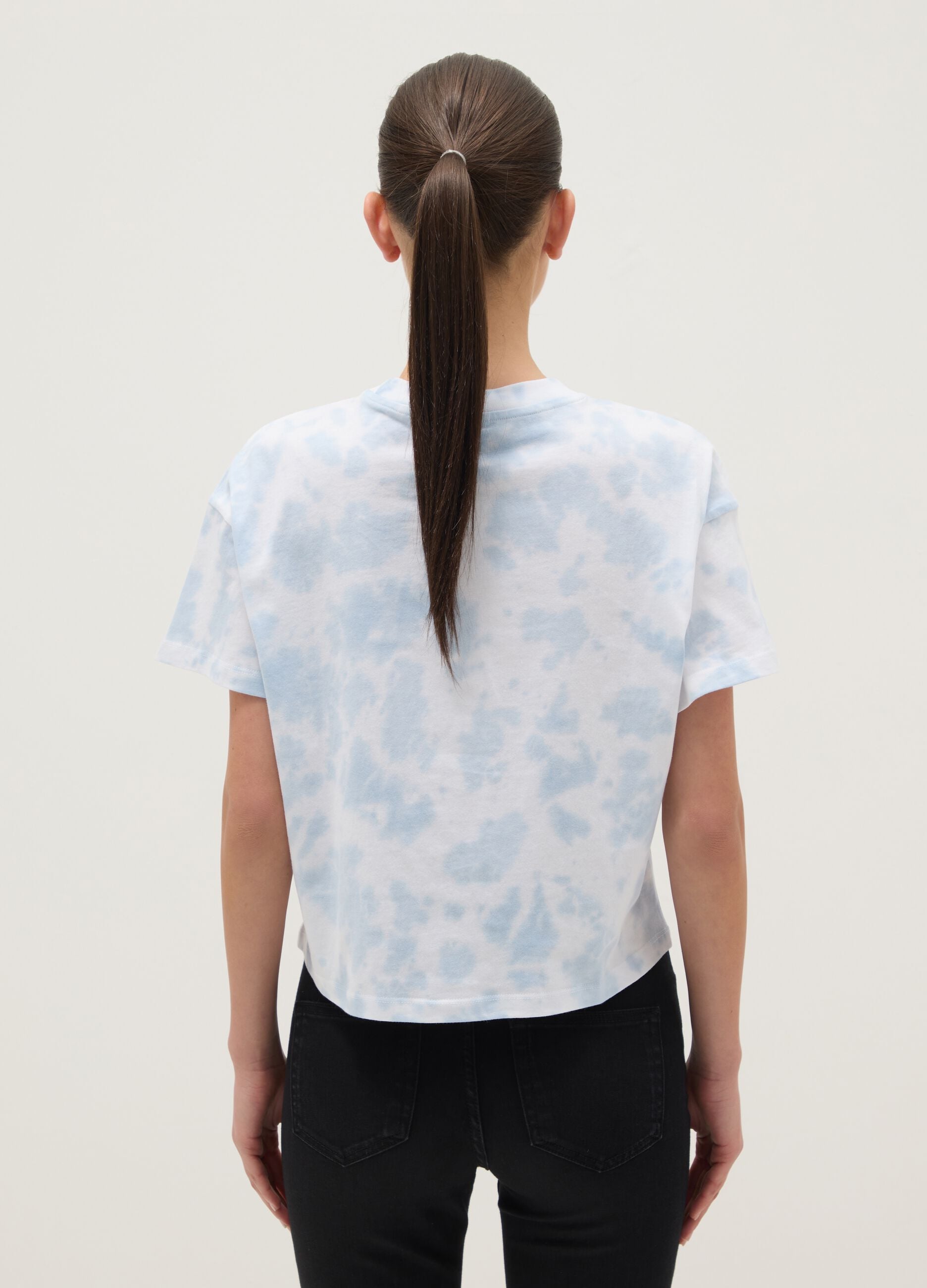 Multicolour pure cotton regular fit T-shirt with Stitch print