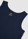 Twin pack of multicolour pure cotton vests for boys with regular fit_3