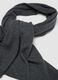 Grey pure cashmere scarf_1