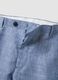 Light Blue Pure Linen Trousers_5