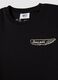 Black pure cotton regular fit t-shirt with Ducati print_5