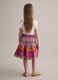 Multicolour pure cotton skirt with ruffle hem_1
