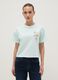 Blue regular fit pure cotton T-shirt with Daisy Duck print_0