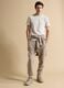 Grey breathable, quick-drying cotton-blend T-shirt_1