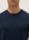 Regular Fit Round Neck Blue Pure Cotton T-shirt_1