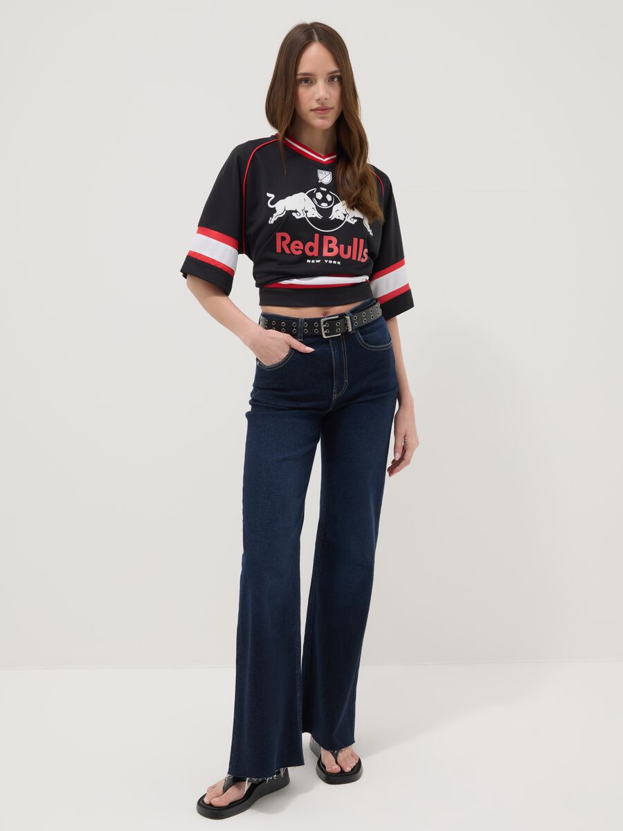 Multicolour oversized fit Red Bulls T-shirt_2