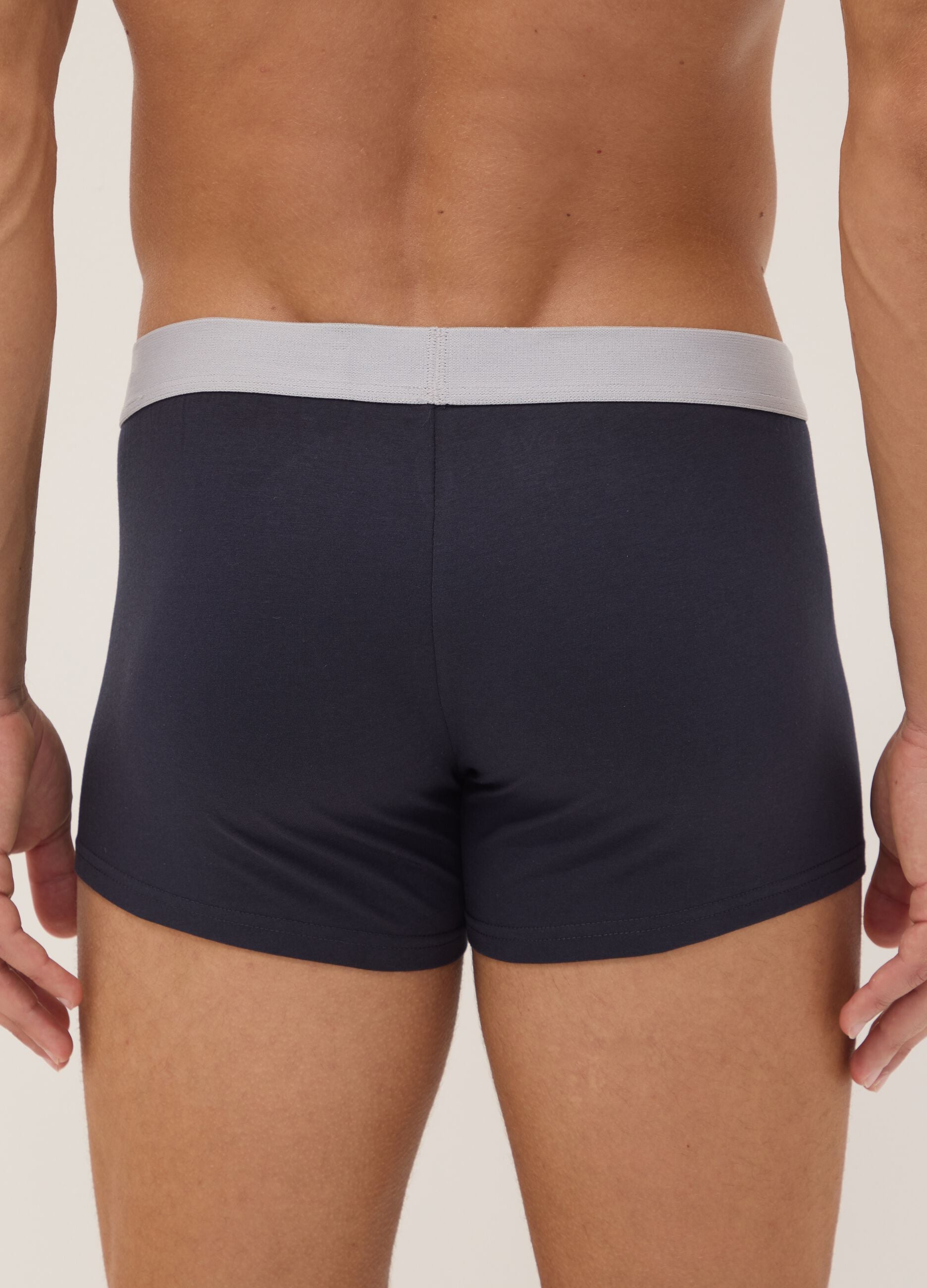 Multicolour 3-pack of stretch organic cotton boxers