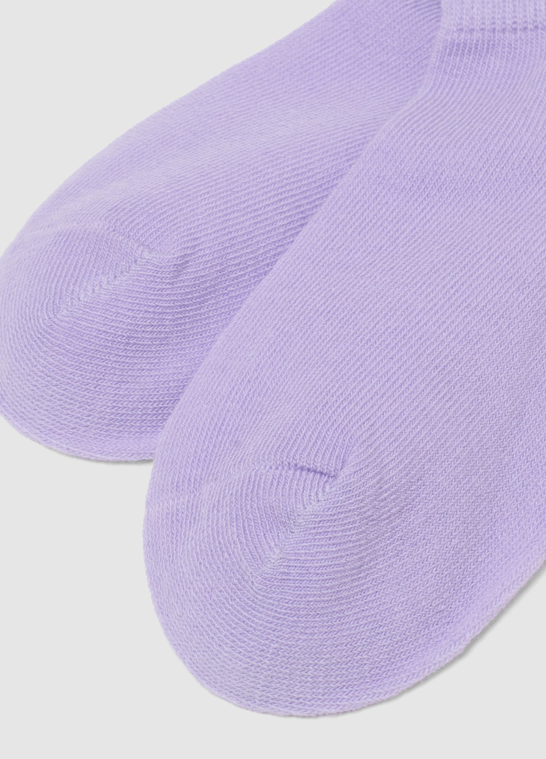 Girls' multicolour cotton blend socks multipack