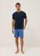 Blue organic cotton pyjamas, regular fit_0