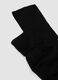 Black long socks in pure cotton_2