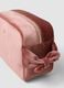 Pink ribbed stretch-fabric toiletry bag_2