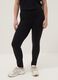 Black skinny fit leggings in stretch cotton_1
