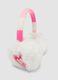 White earmuffs with pink details_1