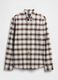 Stretch Brown Check Shirt_4