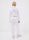 White cotton-blend girls&rsquo; joggers, regular fit_2