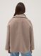 Beige regular-fit jacket with high neck and patch pockets_3