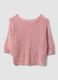 Pink viscose-blend knit top_4