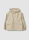 Boys' beige pure cotton jacket regular fit_0