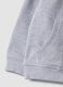 Grey organic cotton hooded sweatshirt, regular fit, for boys_3