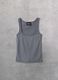 Vintage Grey Square-Neck Tank Top_4