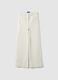 White stretch cotton regular fit trousers_4