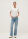 White pure cotton regular fit t-shirt with print_1