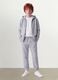 Grey hoodie in 100% organic cotton, regular fit, for boys_1