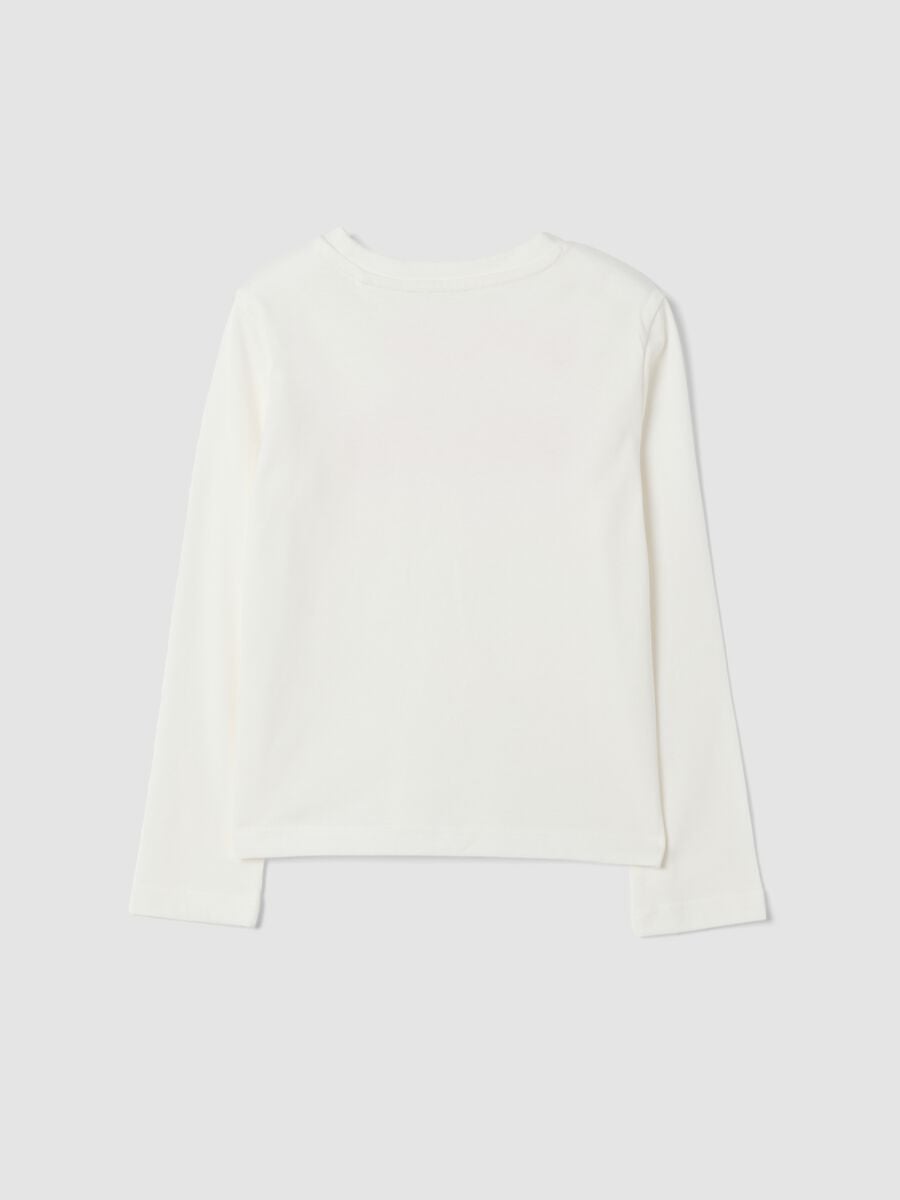 White organic cotton crew-neck T-shirt_1