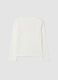 White organic cotton crew-neck T-shirt_1