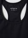 Black breathable stretch sports bra ALTAVIA STUDIO_7