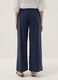 Blue viscose-blend palazzo trousers_2