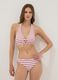 White triangle bikini top in stretch fabric_1