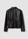 Black slim-fit blazer with classic lapels_6